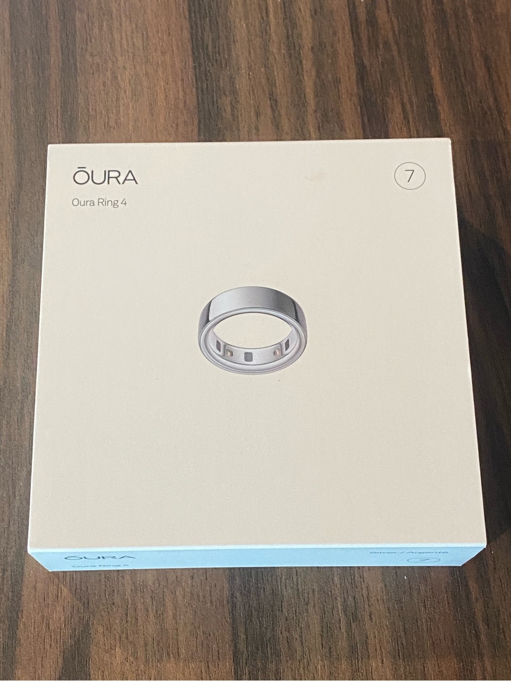 Brand New Oura Ring Gen 4, size 7 Silver *SEALED*